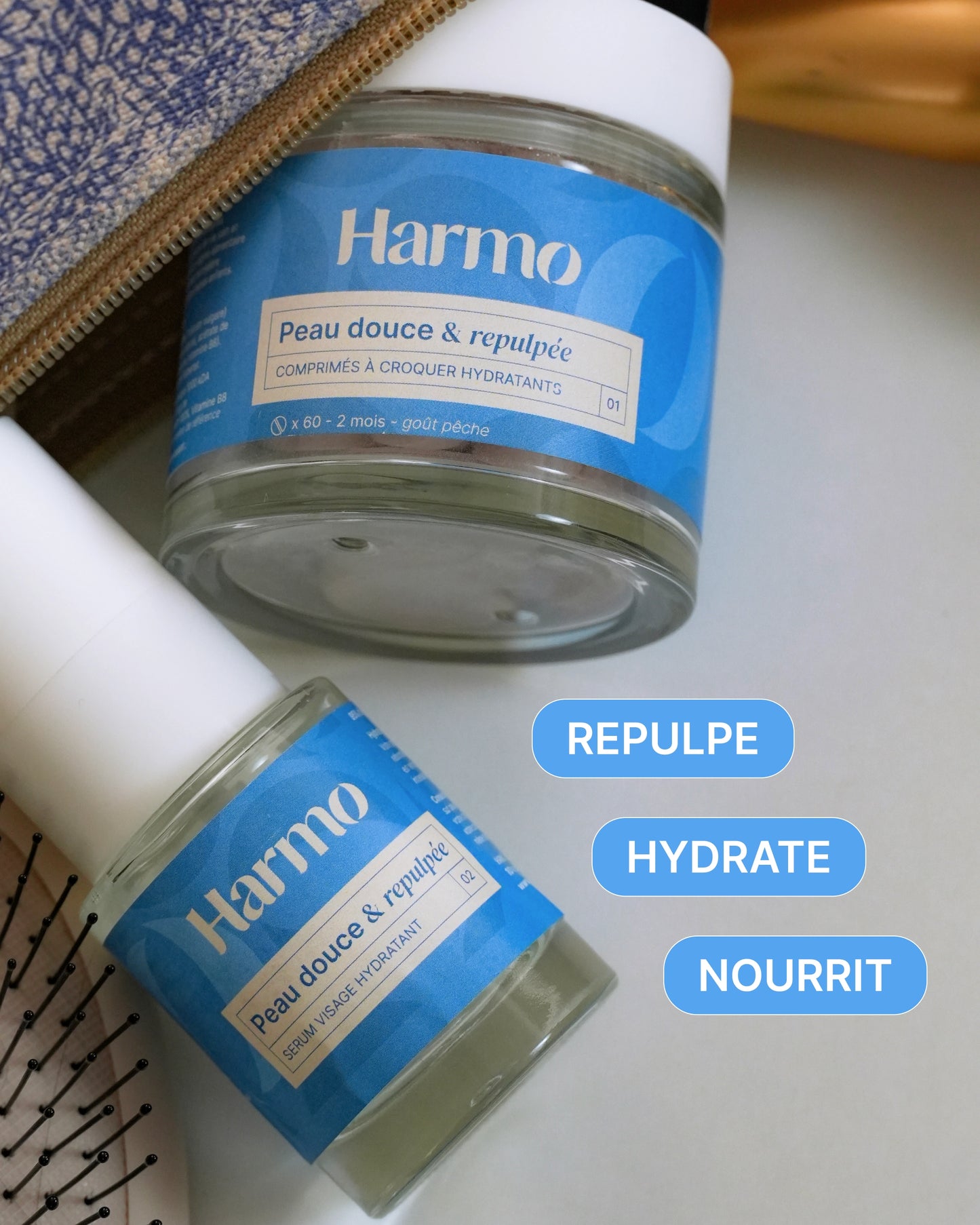 Routine Duo Peau douce & repulpée - Hydratant