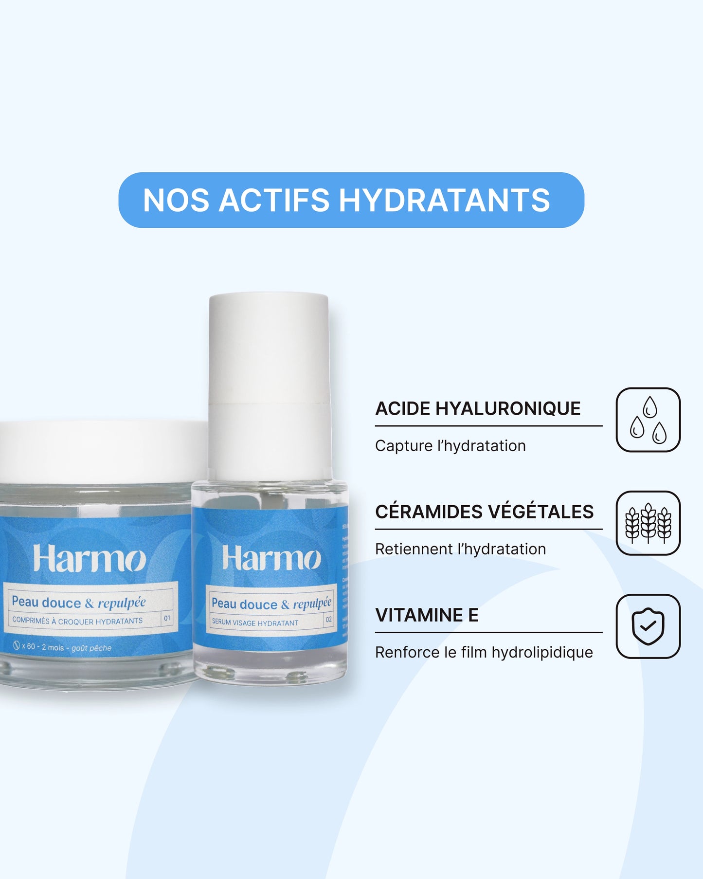 Routine Duo Peau douce & repulpée - Hydratant