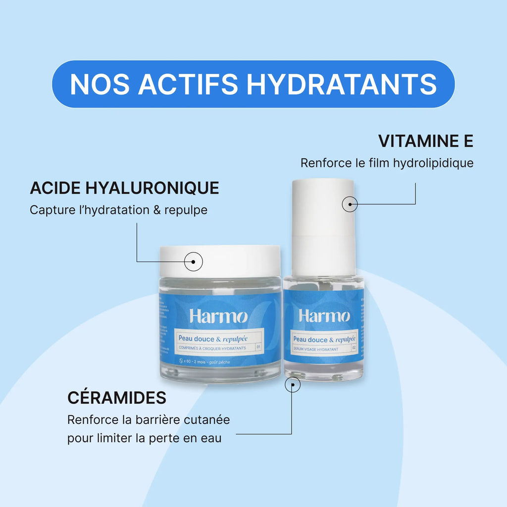 Routine Peau douce, hydratée & repulpée