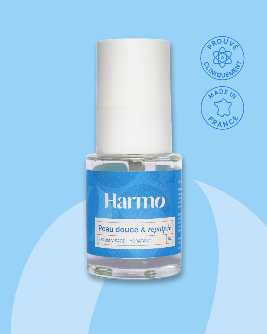 Sérum Hydratant Harmo Peau douce et repulpée, Made in France et prouvé cliniquement