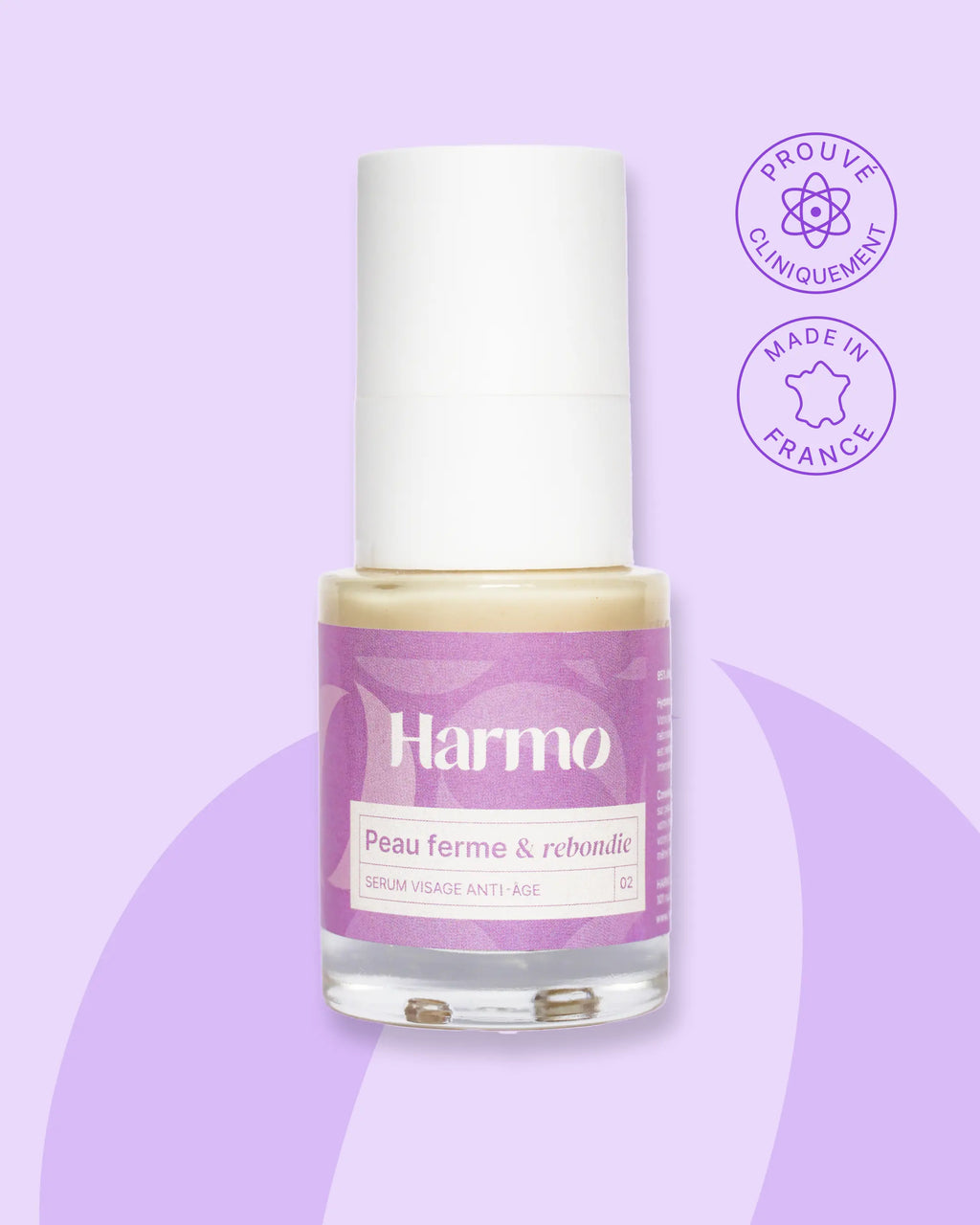 Sérum Anti-âge Harmo Peau ferme et rebondie, fabriqué en France et prouvé cliniquement