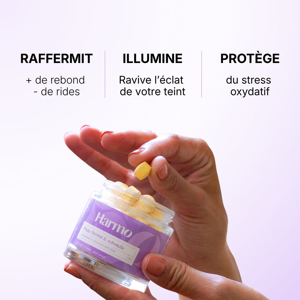 Comprimés à croquer Peau ferme & rebondie - Anti-âge