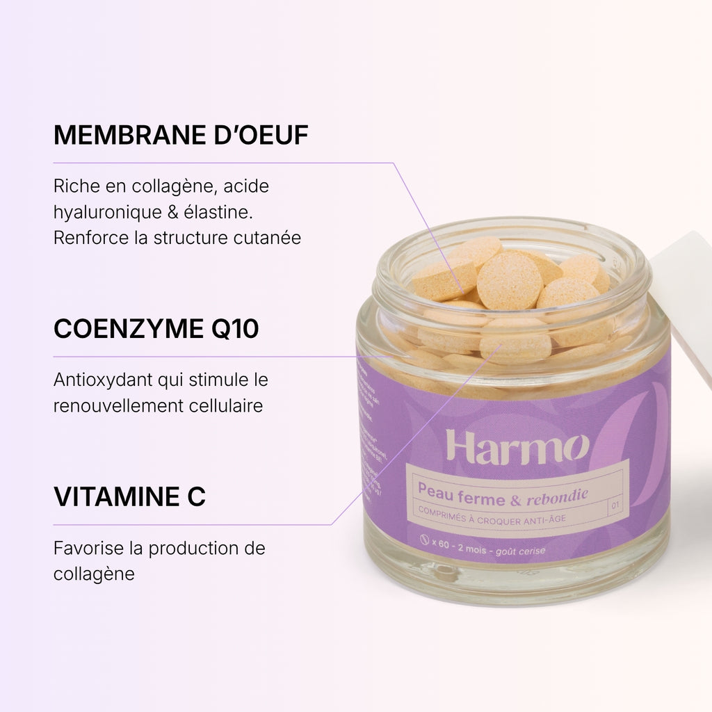 Comprimés à croquer Peau ferme & rebondie - Anti-âge