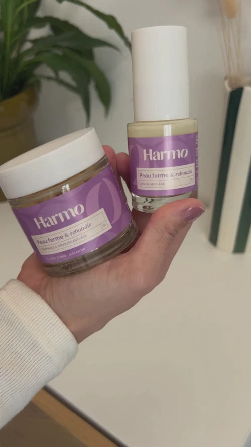 Vidéo de demonstration d'utilisation de la routine Harmo peau ferme & rebondie anti-âge par Cécile