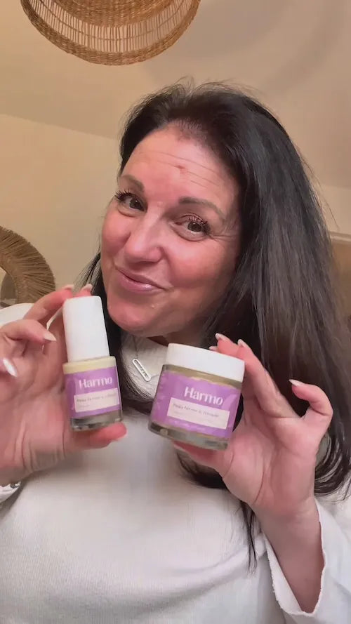 Témoignage de Véronique sur son utilisation de la routine Harmo peau ferme & rebondie anti-âge